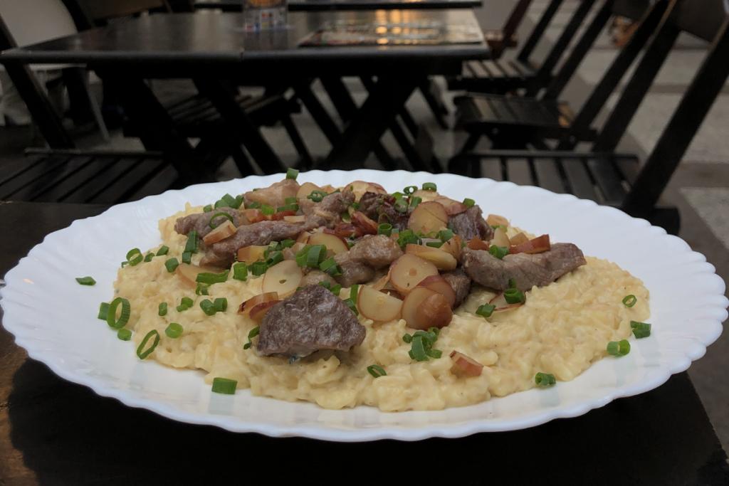 risoto pinhão